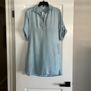 Linen shift dress size S